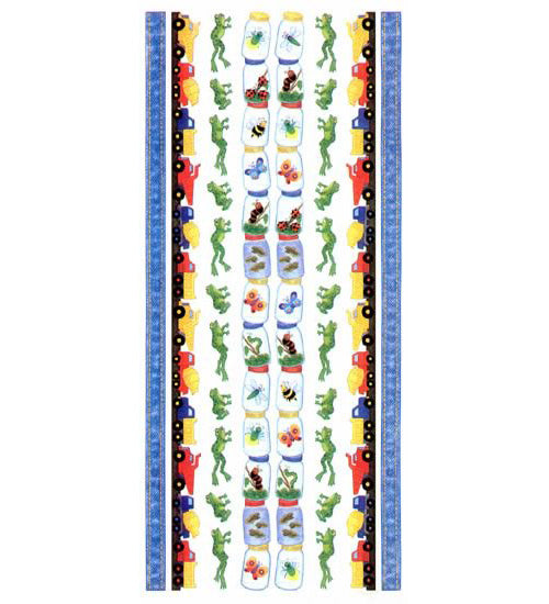 Little Boys Border Sticker, SandyLion image 0