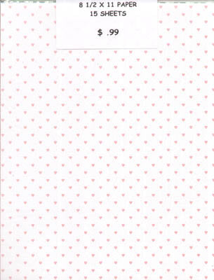Valentine's/Love Grab Bag 8 1/2 x 11 Assortment Pack - 15 Sheets image 0