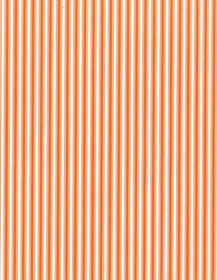 Burnt Orange Stripes 8 1/2 X 11 Paper / Paper Patch image 0