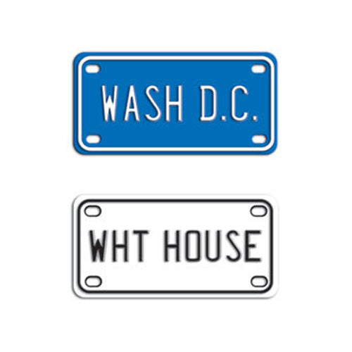 Washington DC License Plates By Creative Imaginations image 0