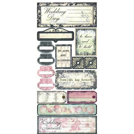 Wedding Tags Sticker, SandyLion image 0