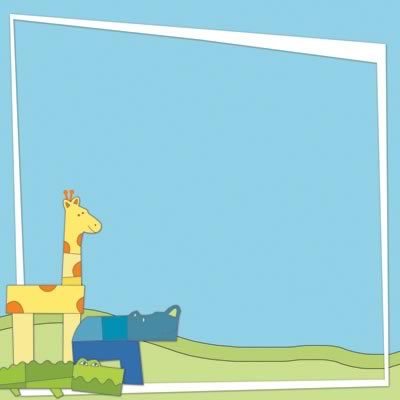 Blocky Safari 12 x 12 Paper - Carolees Creation image 0