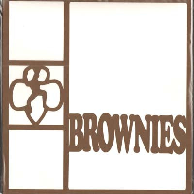 Brownie 2 Piece Laser Cut Overlay #2 / Doo Dilly Designs image 0