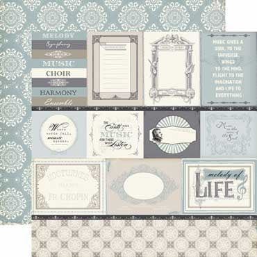 Melody of Life Journaling Double-Sided Paper/Melody of Life Collection - Echo Park image 0
