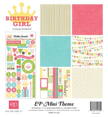 Birthday Girl Mini Theme Collection Kit - Echo Park image 0
