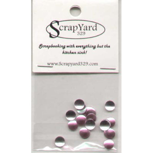 Small Pink Circles Metal Embellishments / Scrap Yard 329 image 0