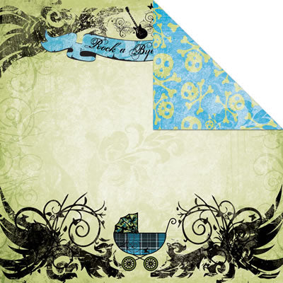 Boy Crib DS Paper - Creative Imaginations image 0