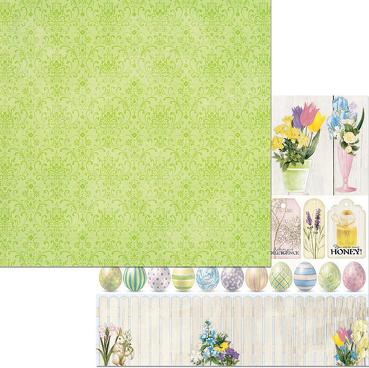 Bo Bunny Cottontail "Festive" Paper image 0