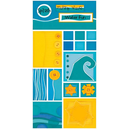 Waterfun Sticker Sampler - Pebbles Inc. image 0