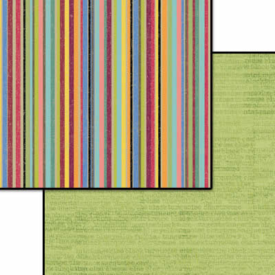 Green Words/Ting A Ling Double-Sided Paper - Carolees Creations image 0