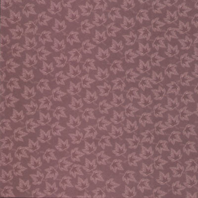 Eggplant Autumn Leaves Paper - The Paper Patch image 0