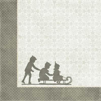 Rosy Cheeks Double-Sided Paper/Blissful Blizzard Collection  - Fancy Pants image 0