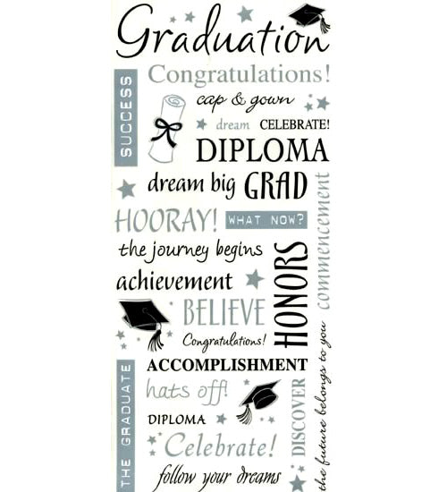Graduation Words Sticker, SandyLion image 0