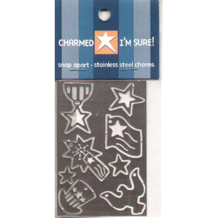 Charmed I'm Sure Patriotic Charms - Scrap-Ease image 0