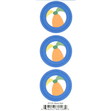 Duplicates Beach Ball Sticker - Pebbles Inc. image 0