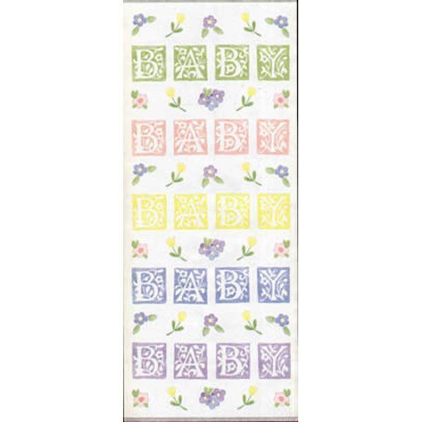 Sweet Dreams Baby Blocks Stickers / Printworks image 0