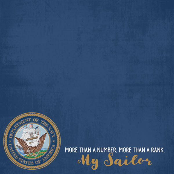 My Sailor/Navy Paper - Scrapbook Customs image 0