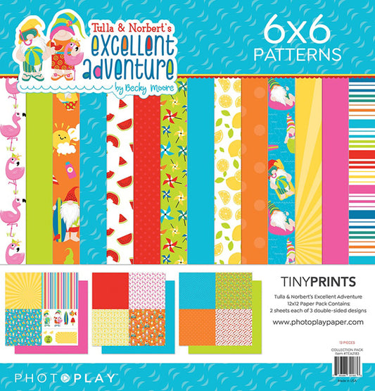Tulla & Norbert's Excellent Adventure 12x12 Quad Paper Pack - PhotoPlay image 0