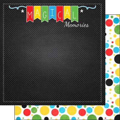 Magical Memories Dots Paper - Scrapbook Customs image 0
