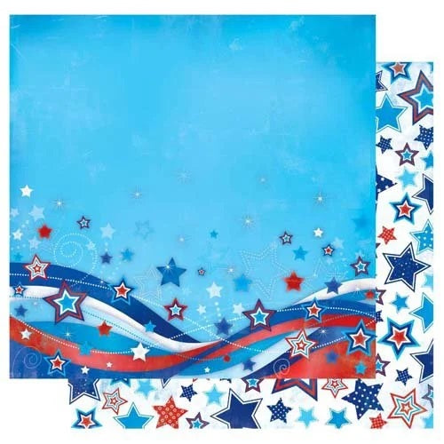 Stars & Stripes Glitter Paper - Best Creation image 0