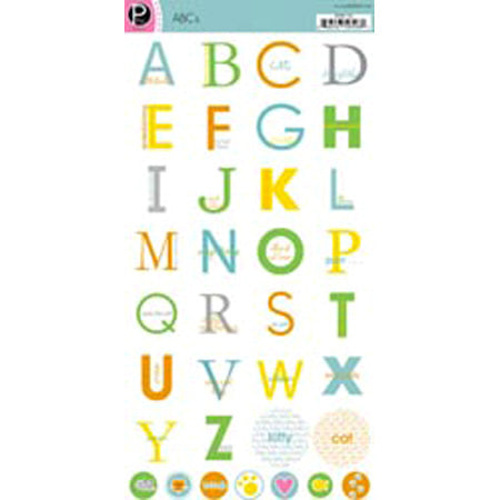 Cat Alphabet Stickers - Pebbles Inc. image 0