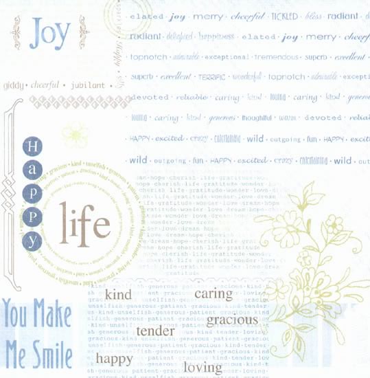 Joy in Life Paper - Carolees Creation image 0