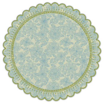 Twig Decorative Edge Cardstock Paper with Glitter - Little Yellow Bicycle image 0