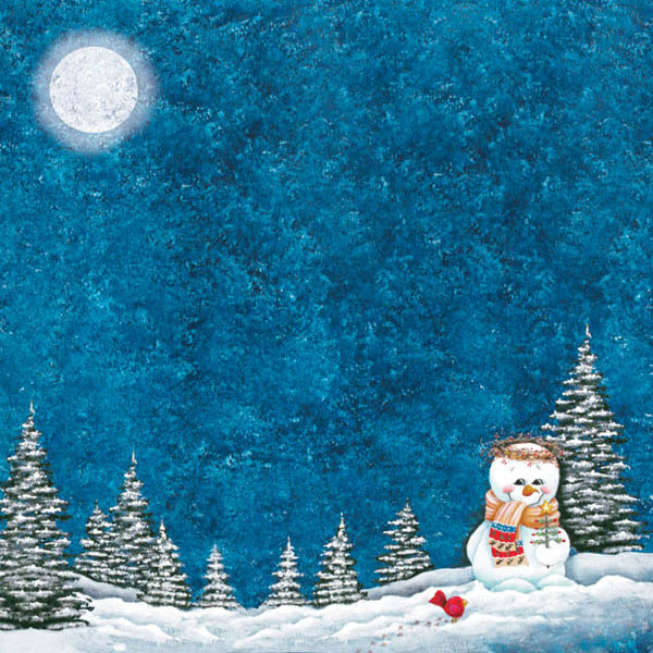 BJ's Snowman Paper - Hot Off the Press image 0