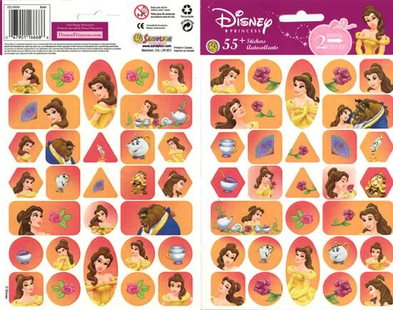 Belle Foldover Stickers, SandyLion image 0