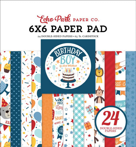 Birthday Boy 6x6 Paper Pad - Echo Park image 0