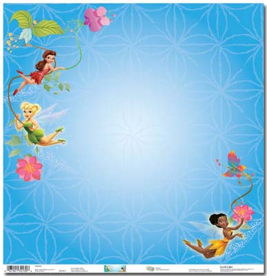 Fairies Gliders Glitter Paper, Sandylion image 0