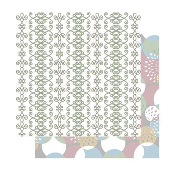 Retro Vines Double-sided Specialty Paper/The Sophisticated Frost Collection - G.C.D. Studios image 0