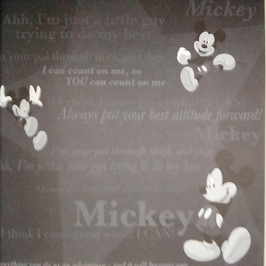 MIckey Mouse Tonal Cardstock Paper, Sandylion image 0