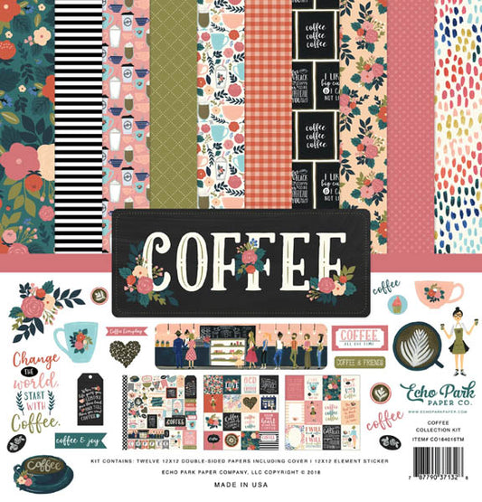 Coffee 12x12 Collection Kit - Echo Park image 0