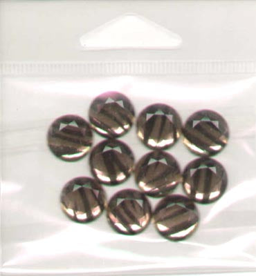Small Zebra Gold Circles/Bling - 10 Per Pack image 0
