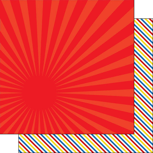 Super Kid Burst Paper - Scrapbook Customs image 0