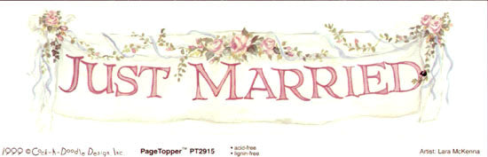 Just Married Topper / Cock A Doodle image 0