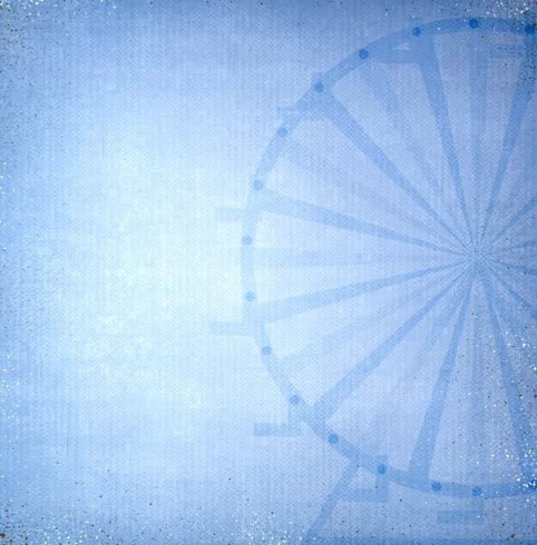 County Fair Ferris Wheel Paper - Scrapbook Customs image 0