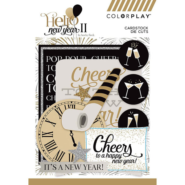 Hello New Year II Cardstock Die-Cuts - PhotoPlay image 0