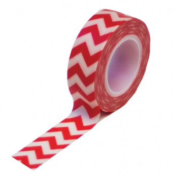 Red Chevron Trendy / Washi Tape - Queen & Co image 0