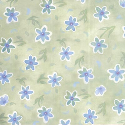 Green Flower Paper by Remember When image 0