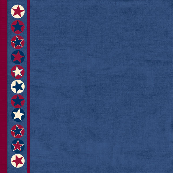 Patriotic Star Border Paper - Hot Off the Press image 0