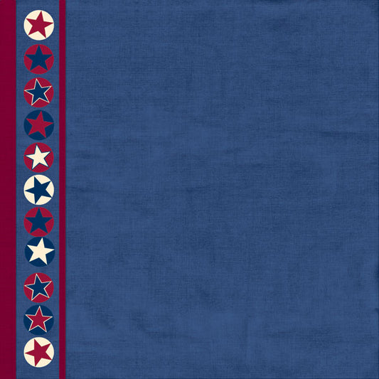 Patriotic Star Border Paper - Hot Off the Press image 0