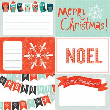 Noel Double-Sided Cardstock Paper/Dear Santa Collection - Echo Park image 0