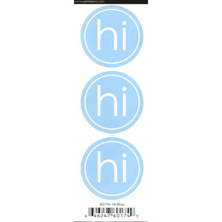 Duplicates Hi (Blue) Sticker - Pebbles Inc. image 0