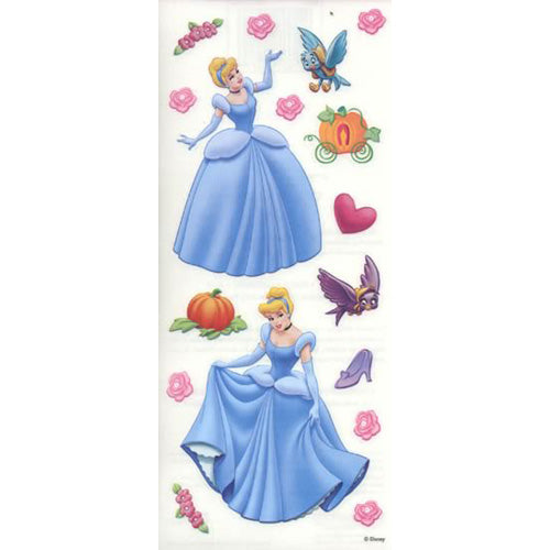 Cinderella Mylar Sticker, SandyLion image 0