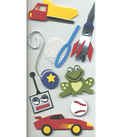 Little Boy2 Essentials 3-D Sticker, SandyLion image 0