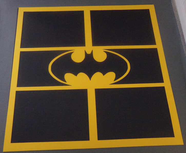 BatMan 2pc Laser-Cut Overlay - EZ Laser Designs image 0