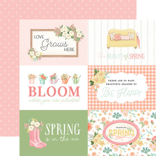 Here Come Spring 6x4 Journaling Cards - Carta Bella