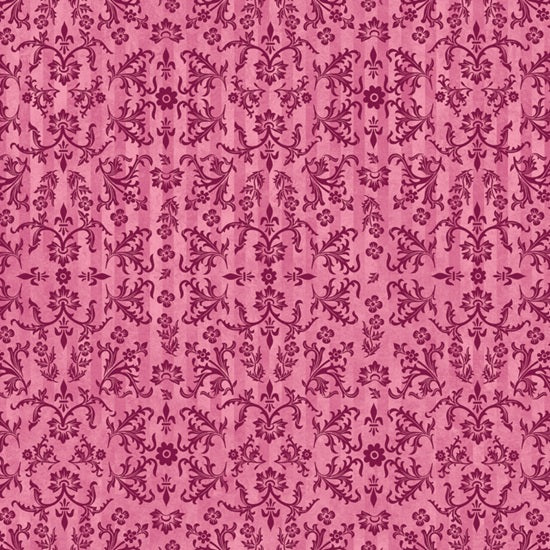 Pink Flourishes Paper - Hot Off the Press